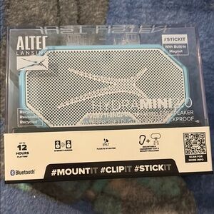 Mini H2O Bluetooth Speaker - Blue and White